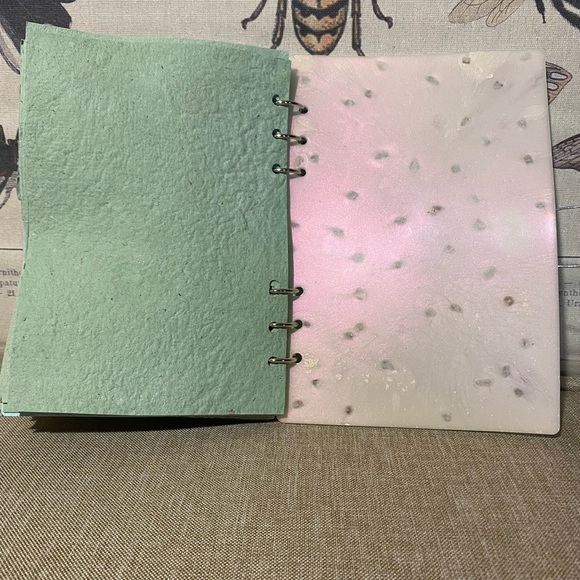 Green Goddess Handmade Notebook with Recycled Paper - Picture 9 of 9